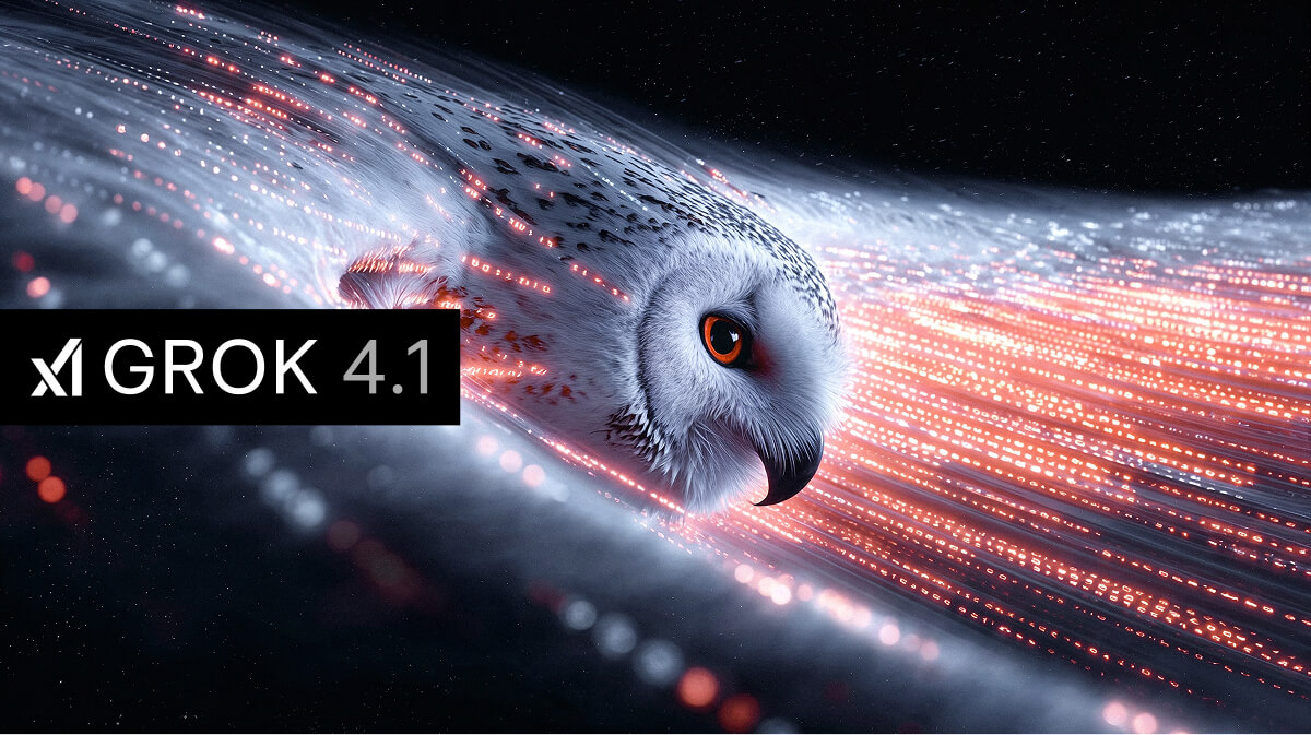 xai's tweet card. Grok 4.1 is now available to all users on grok.com, 𝕏, and the iOS and Android apps. It is rolling out immediately in Auto mode and can be selected explicitly as “Grok 4.1” in the model picker.