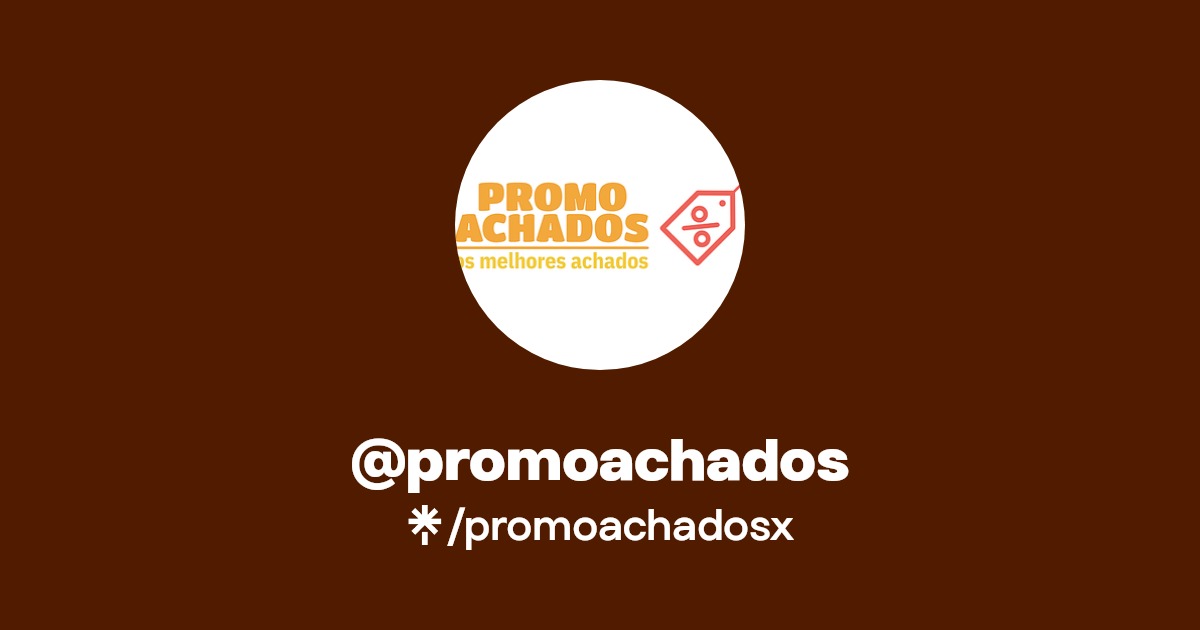 PromoAchados's tweet card. As melhores promoções e bugs!