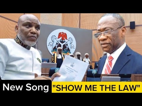 EmekaNw71110140's tweet card. SONG: "SHOW ME THE LAW"-- A DEFIANT ANTHEM FROM THE DOCK #freennamd...