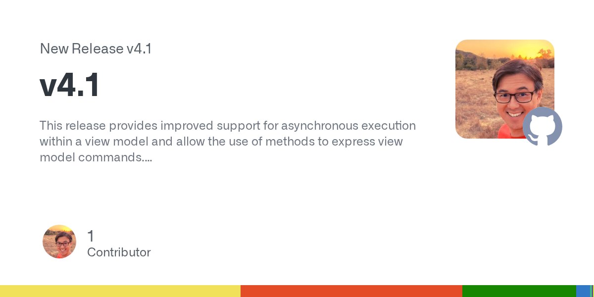dotnetify's tweet card. This release provides improved support for asynchronous execution within a view model and allow the use of methods to express view model commands. Features Add OnCreatedAsync virtual method in Bas...