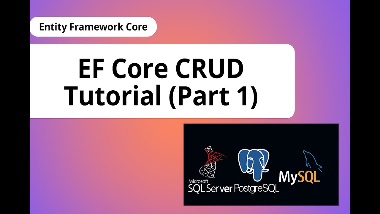 imrahulpandey15's tweet card. 7. Entity Framework Core CRUD Example - Part 1
