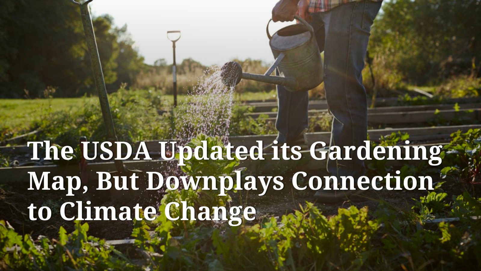 weaverhightower's tweet card. The USDA Plant Hardiness Zone Map was recently updated after more than a decade. It confirms what anyone who’s planted seeds recently already knows.