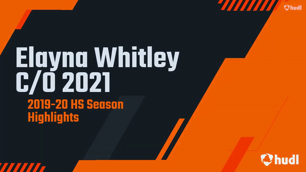 DSUwbb's tweet card. Elayna Whitley 2019-20 HS Highlights