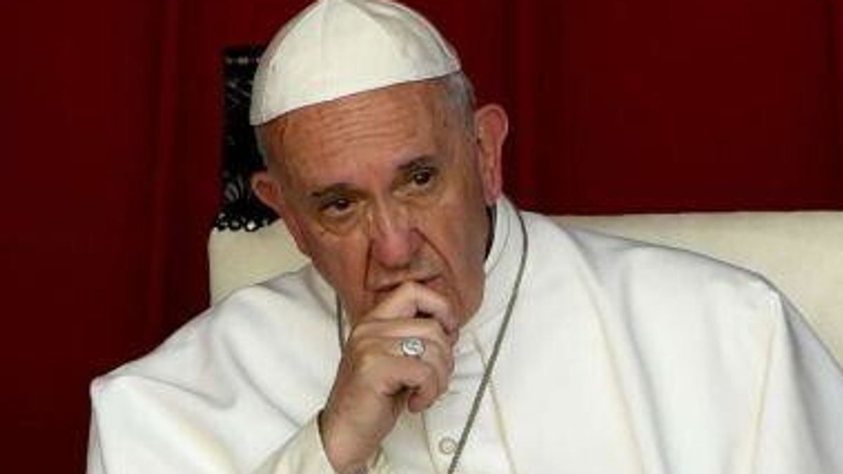 guidoconfa1's tweet card. Il Pontefice attacca un gruppo di Stati, compresa l'Italia:  "La vera risposta non sono altre sanzioni, altre alleanze politico-militari, ma un'altra impostazione"