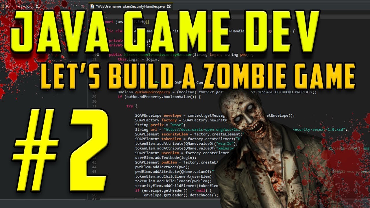RealTutsGML's tweet card. Java Programming: Let's Build a Zombie Game #2