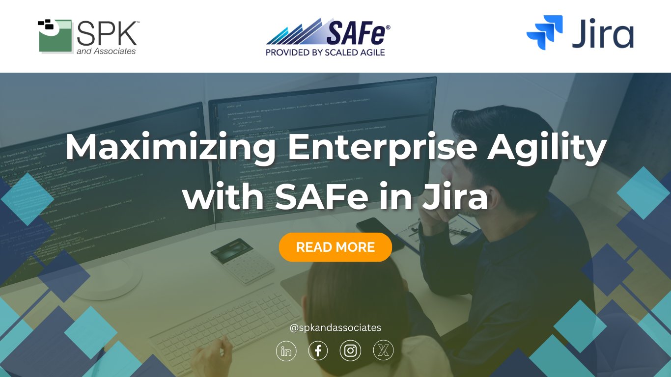 spkaa's tweet card. Maximizing Enterprise Agility with SAFe in Jira