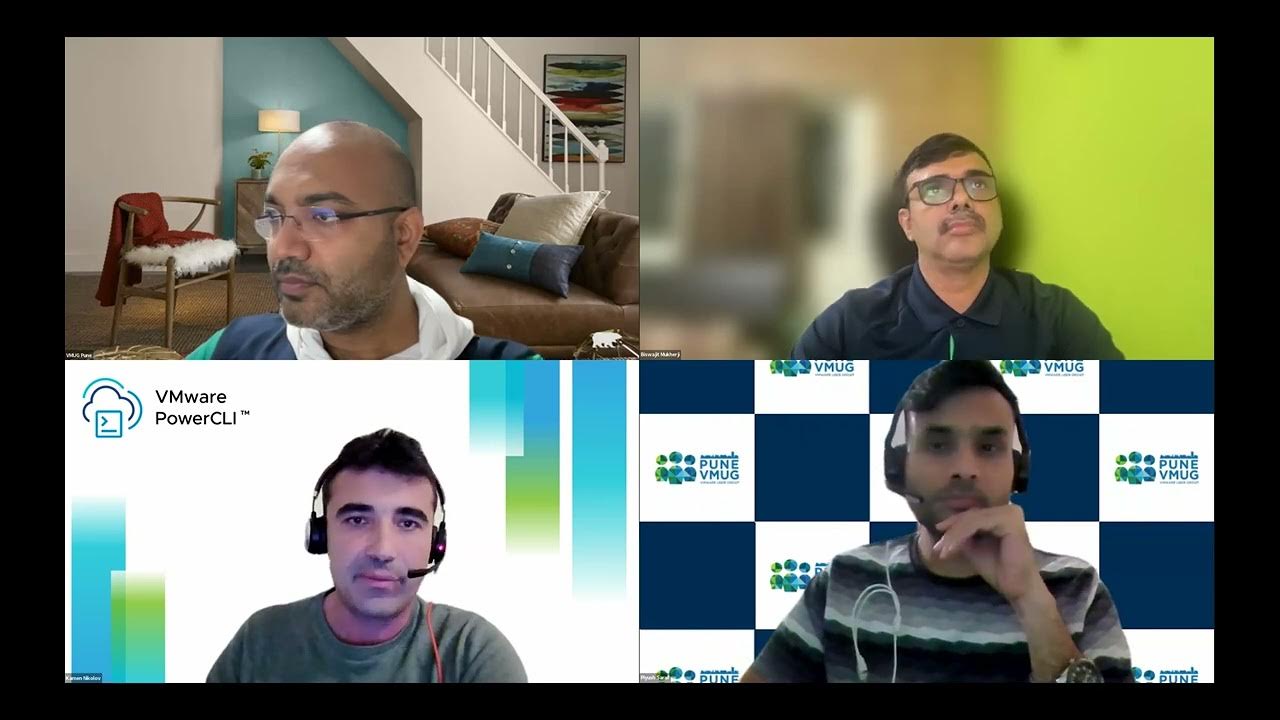 vmugpune's tweet card. Mastering vSphere Automation: Unleashing Power Actions with Kamen...