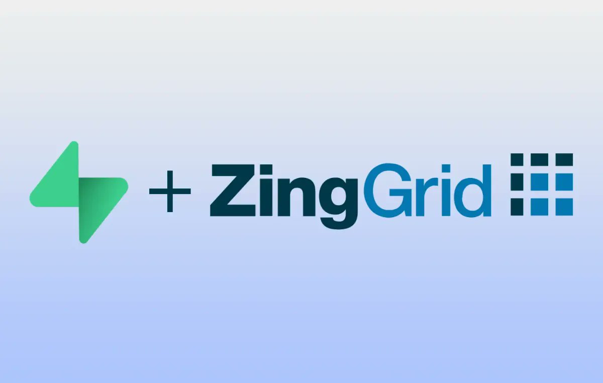 ZingGridLib's tweet card. Supabase is an open source Firebase alternative. In this article we'll be diving into how it can act as a simple backend for our grids.