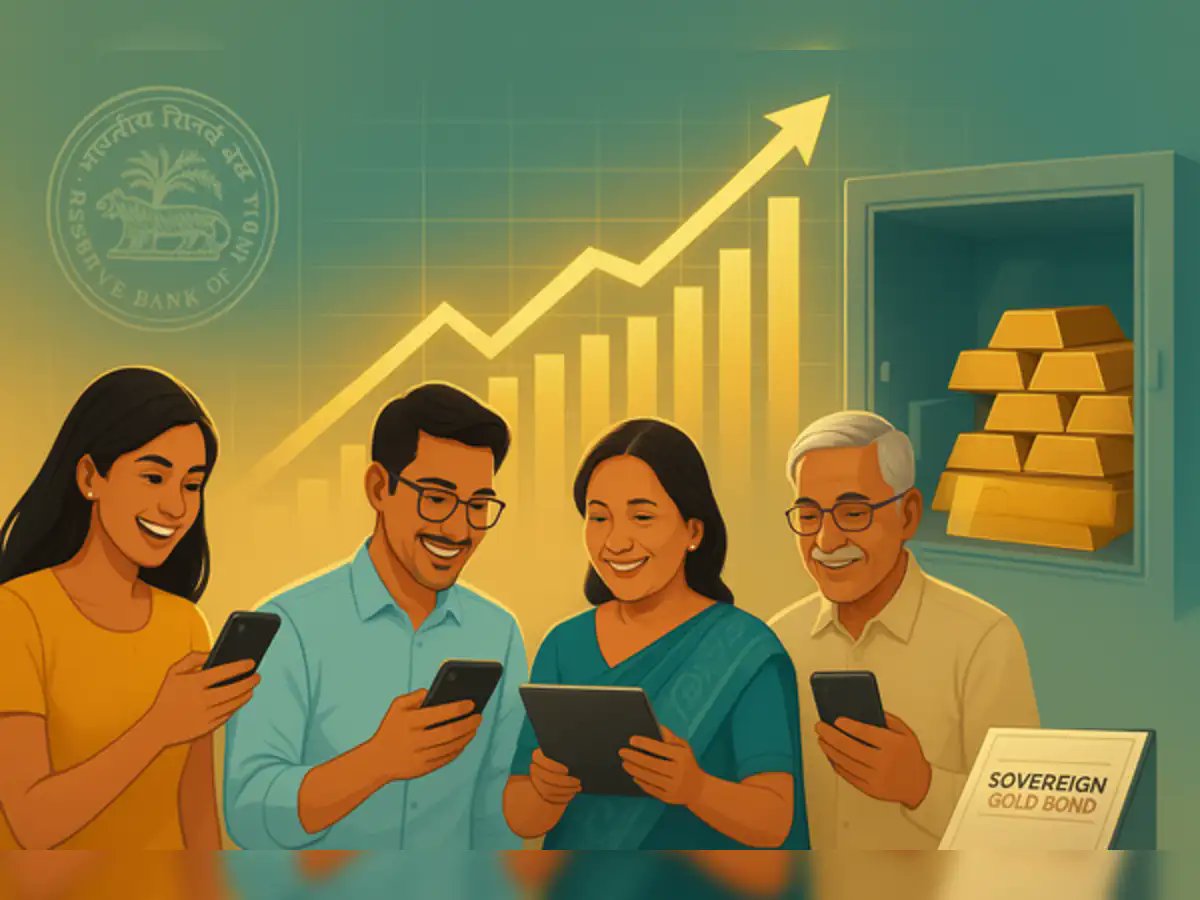 ET_Wealth's tweet card. Sovereign Gold Bond premature redemption: The Reserve Bank of India (RBI) has announced the premature redemption price for Sovereign Gold Bonds (SGB 2020-21 Series-VIII-issue. The maturity period of...