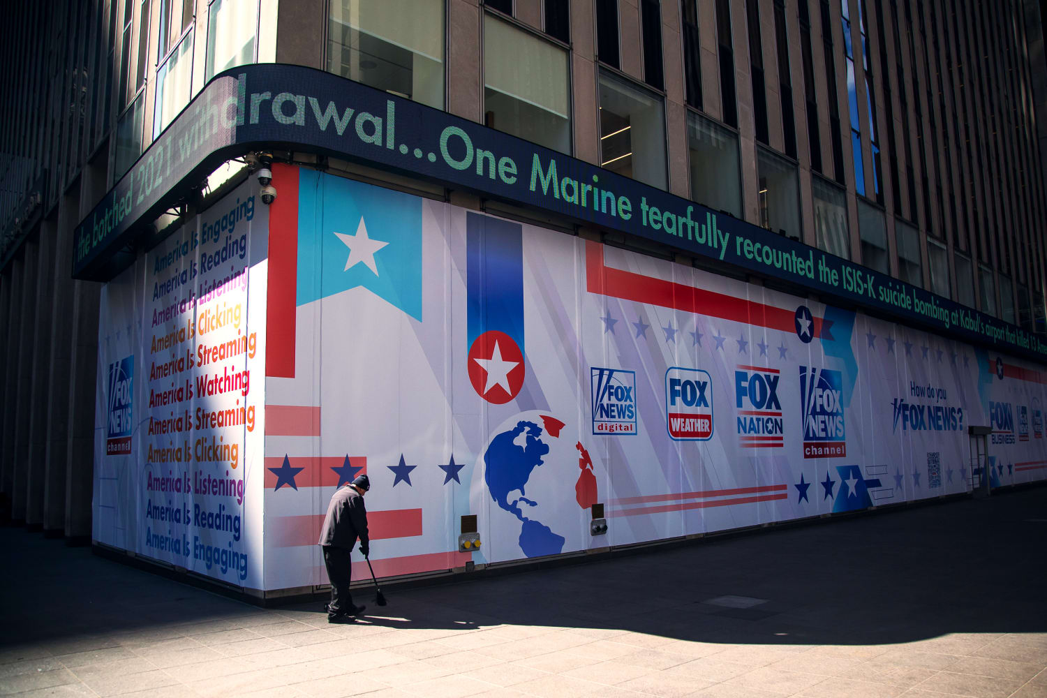 JSGlobalMedia's tweet card. A trial was moments away from the opening statements.