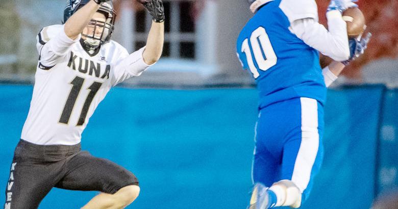 MessengerIndex's tweet card. The Emmett High football team still has life in a chase for a place in the post-season. Despite a 44-12 loss to Kuna at home on Friday, if the Huskies