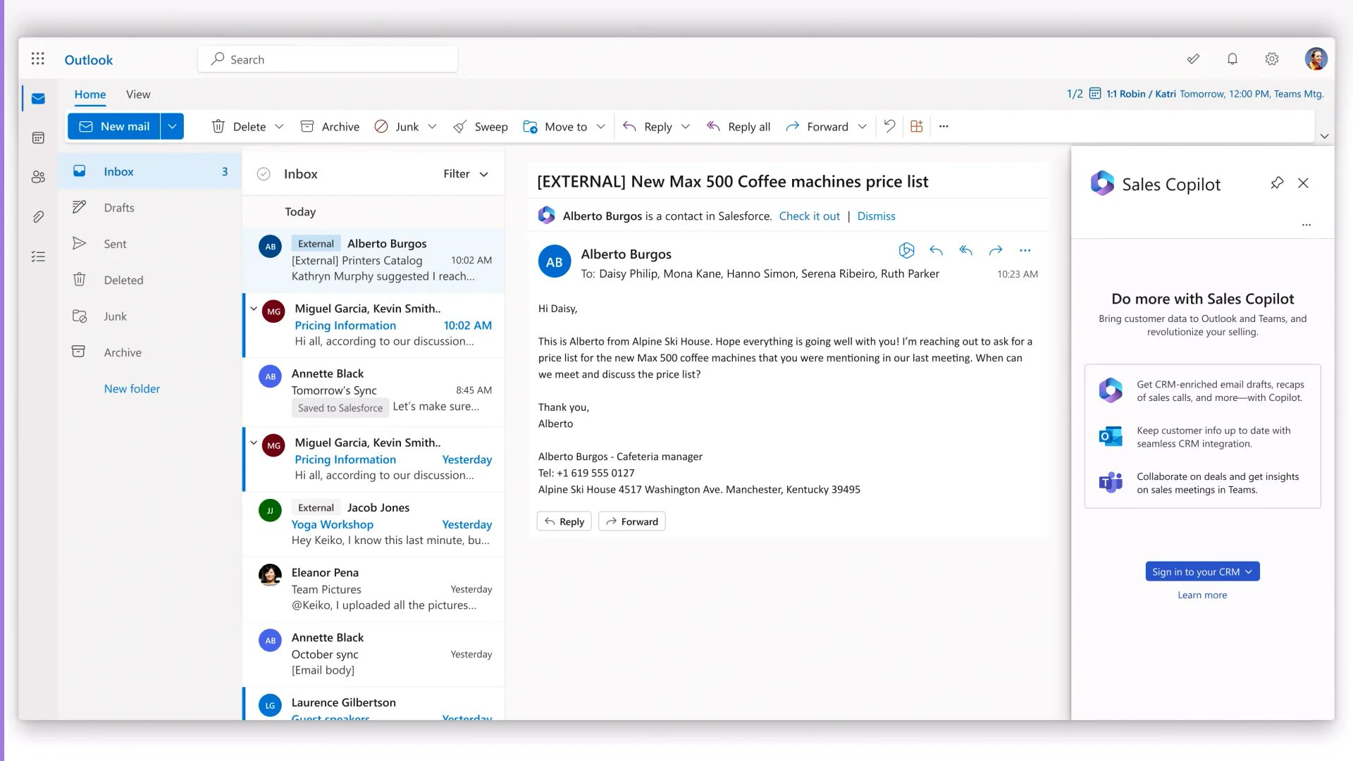TechRasec's tweet card. Copilot for SMB Good vs Bad Prompt