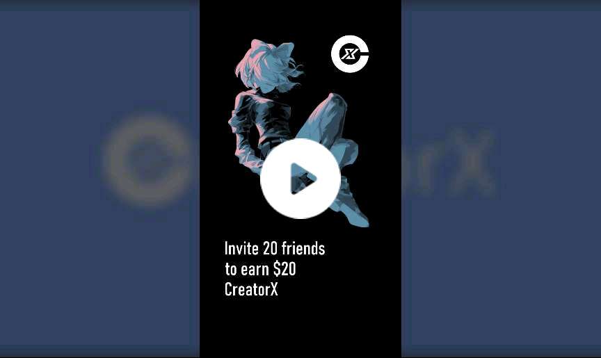 ZawarHamdani's tweet card. Check out CreatorX video! invite 20 friends to earn 20 USD