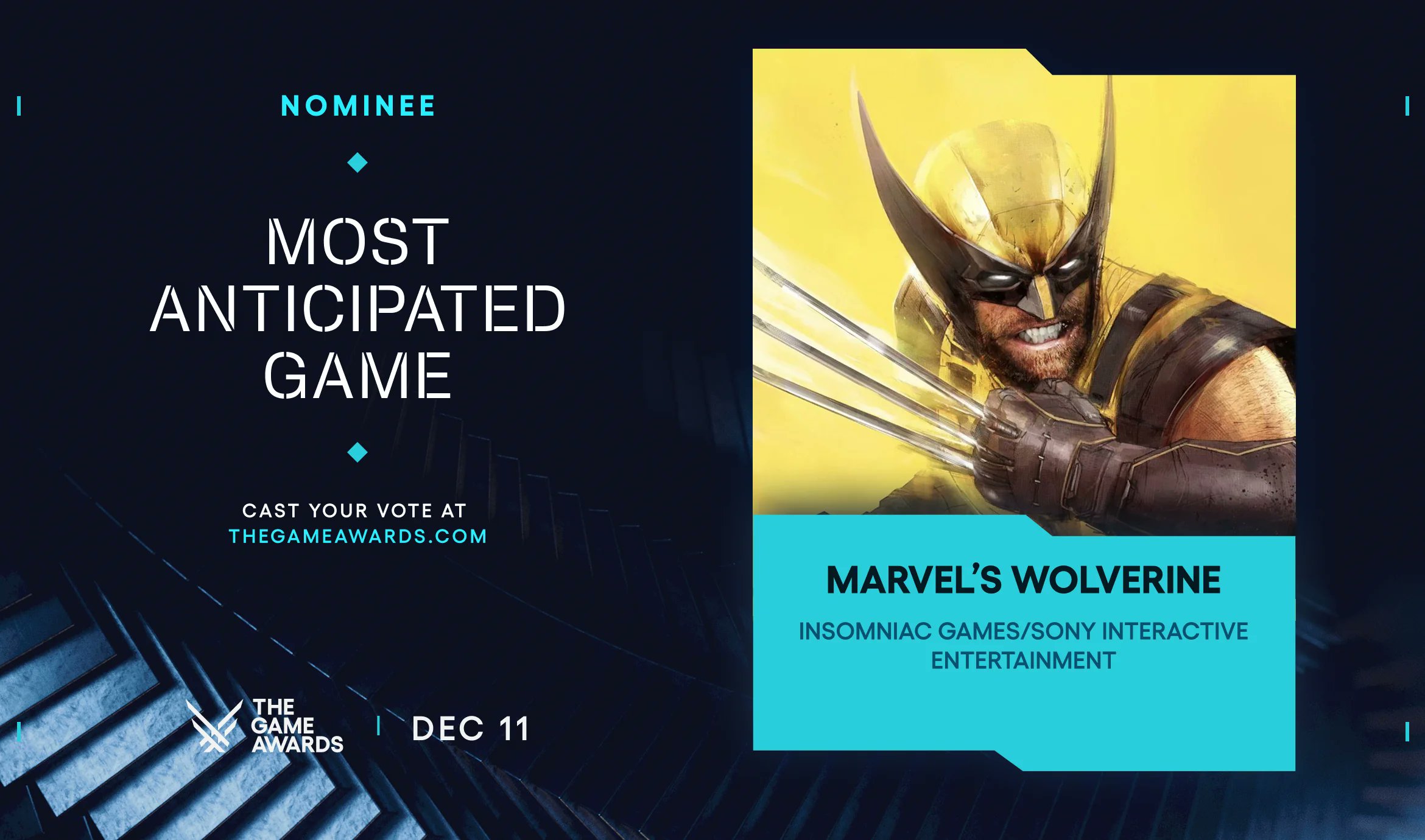 LibraryGamerES's tweet card. I just cast my VOTE for MARVEL’S WOLVERINE! Who will you vote for? #TheGameAwards @TheGameAwards