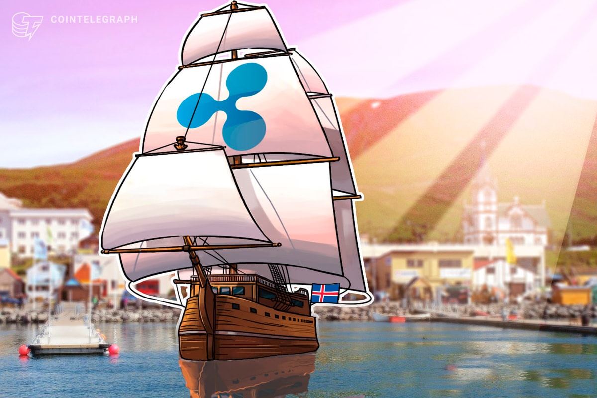 Cointelegraph's tweet card. Ripple continues its run of acquisitions, announcing an expansion into Iceland with its acqui-hire of crypto trading firm Algrim