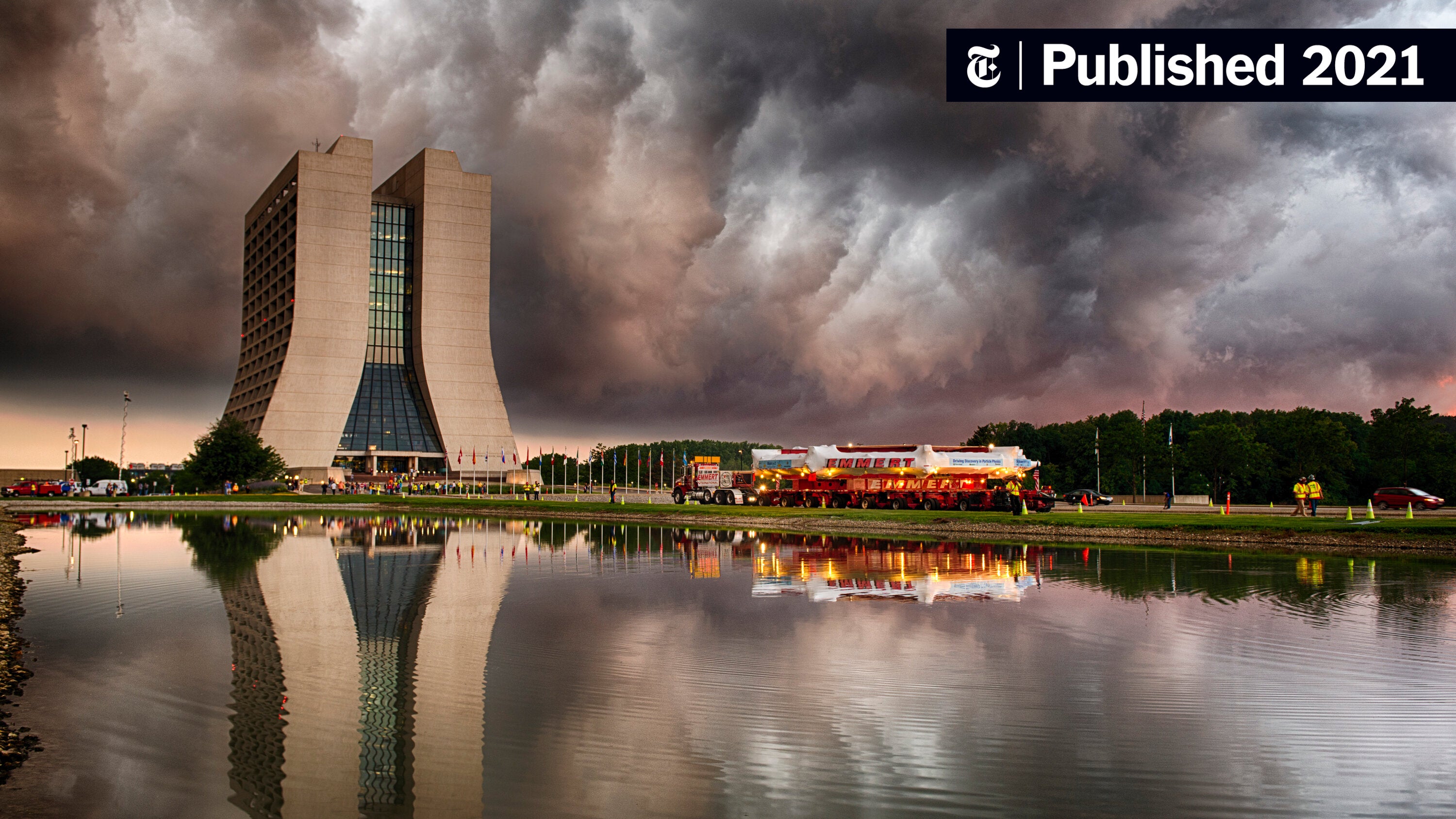 nytimes's tweet card. Experiments with particles known as muons suggest that there are forms of matter and energy vital to the nature and evolution of the cosmos that are not yet known to science.
