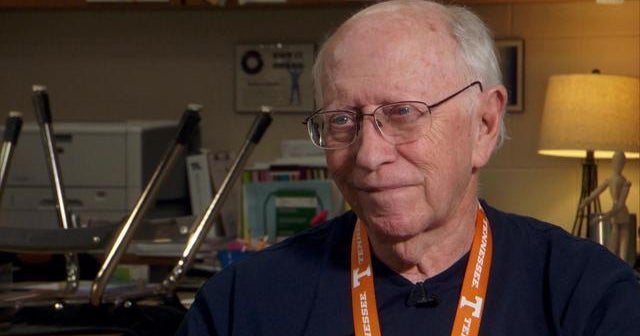 CYarzy's tweet card. Maury Forrester, 77, works as a custodian at Coulter Grove Intermediate School near Knoxville, Tennessee. You wouldn't realize that, in an earlier life, Forrester was an electromechanical designer,...