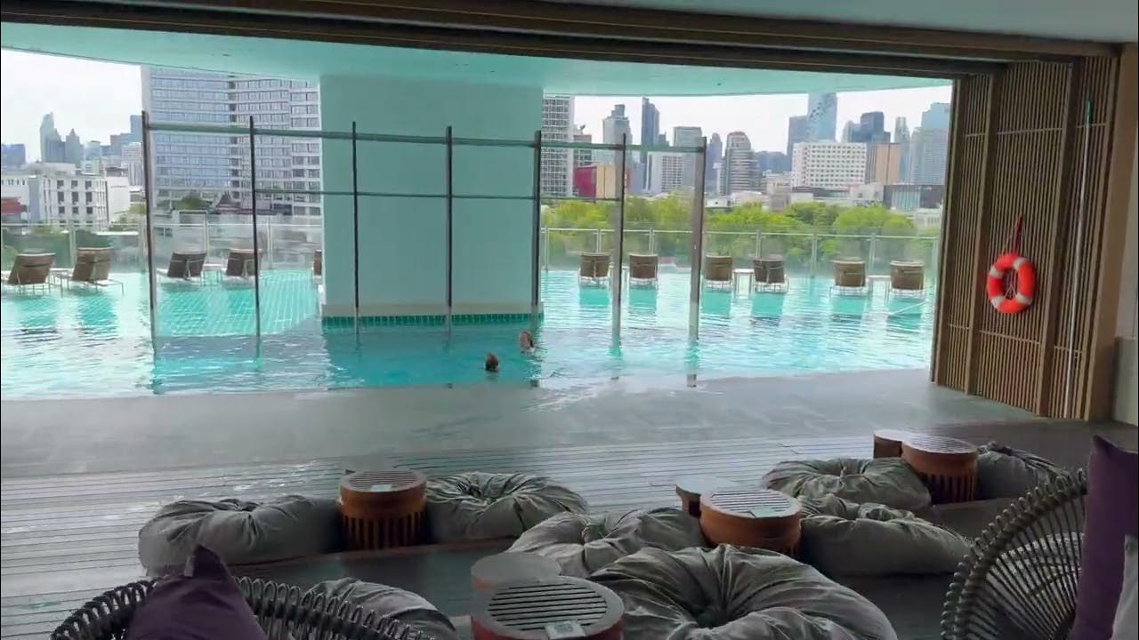 k_enquist's tweet card. Luxury Millennium Hilton Infinity Pool In Bangkok