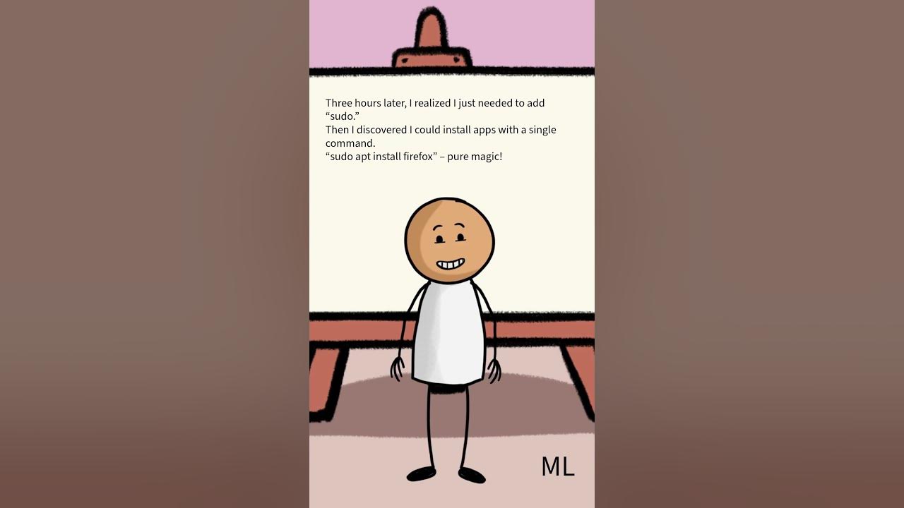 Informatykadlak's tweet card. #LearnLinux #LinuxForBeginners Linux Isn’t Scary: My Funny Beginner...