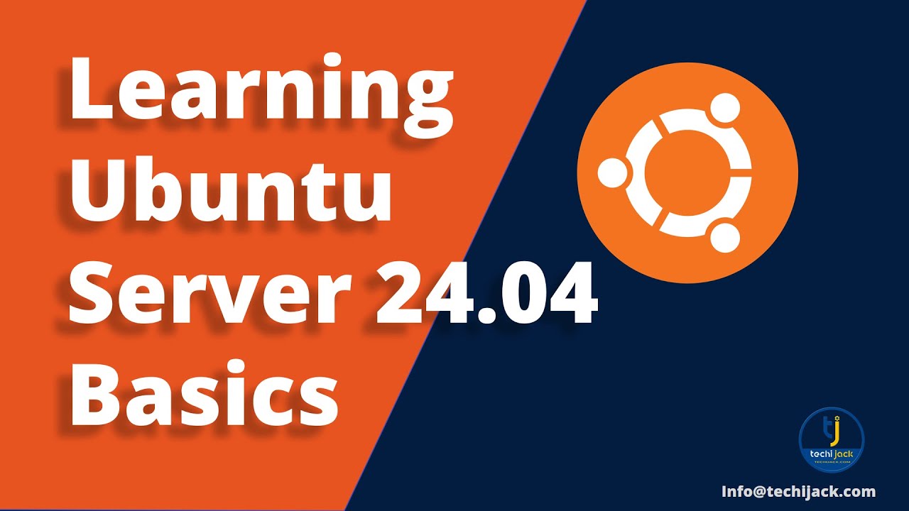 jack_techi's tweet card. Ubuntu Basics for Beginners | Ubuntu 24.04 Server Beginners Guide