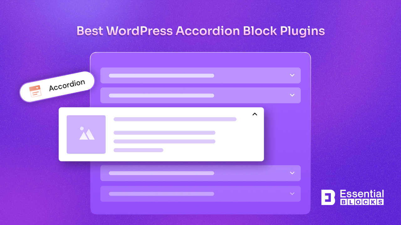 EssentialBlocks's tweet card. Discover top WordPress accordion block plugins to learn how to use these plugins to create FAQs and more in a visually appealing and interactive way.