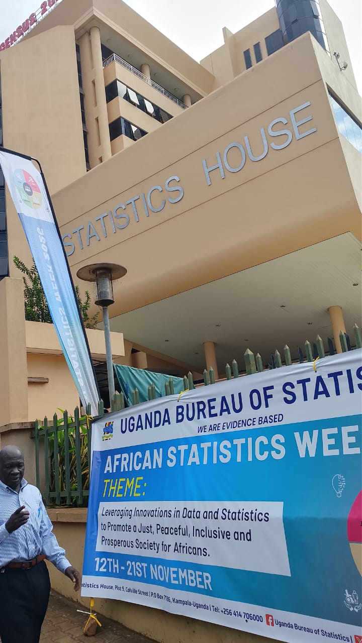 urbangazetteug_'s tweet card. In a weeklong celebration, Uganda Bureau of Statistics (UBOS) spotlights innovation, inclusivity, and data for development.