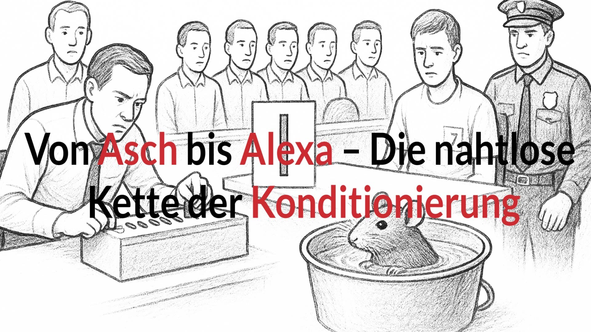 ECK_CJ's tweet card. 100 Minuten lang marschieren sie im Gespräch an uns vorbei: Asch, Milgram, Zimbardo, Skinner – die Ahnengalerie der sozialen Dressur. Gruppendruck, Autoritätshörigkeit, erlernte Hilflosigkeit – fein...