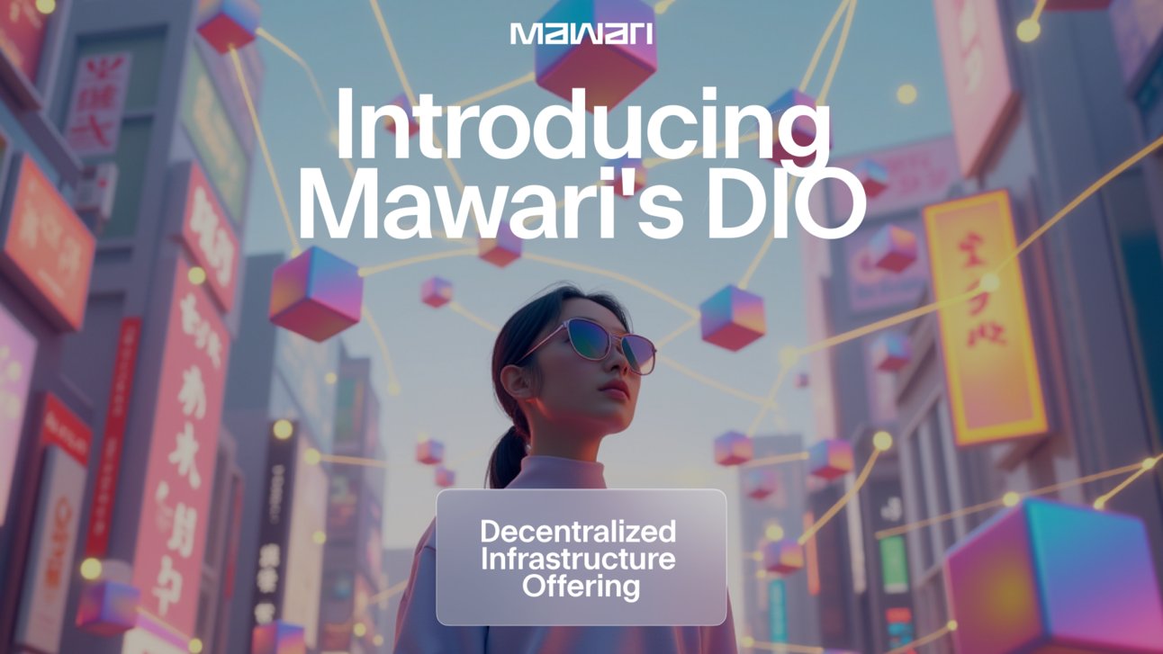 mawariXR's tweet card. The DIO marks the next phase of Mawari’s growth, scaling its decentralized network to address the global demand for high-quality AI-driven immersive 3D content.