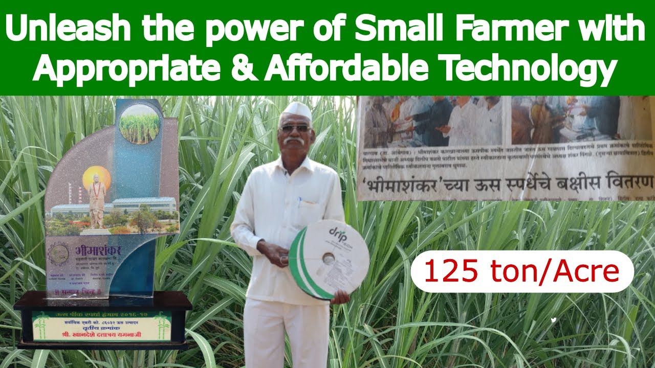 Driptech's tweet card. Unleash the power of Small Farmer with Appropriate & Affordable...