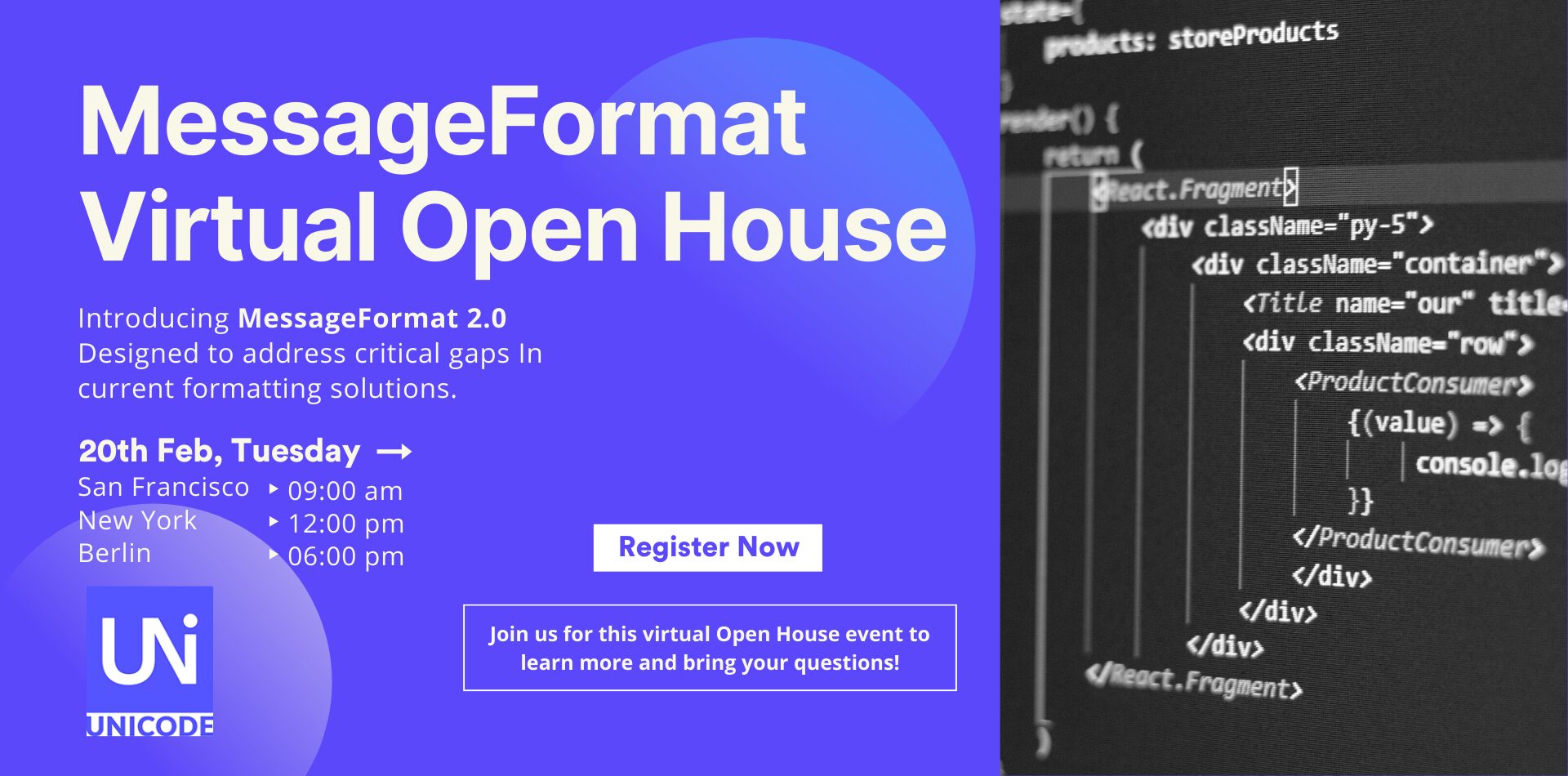 multilingualmag's tweet card. Discover the upcoming event hosted by the Unicode Consortium introducing MessageFormat 2.0, a critical API for building fluent, accessible, and well-localized applications. Join platform developers,...