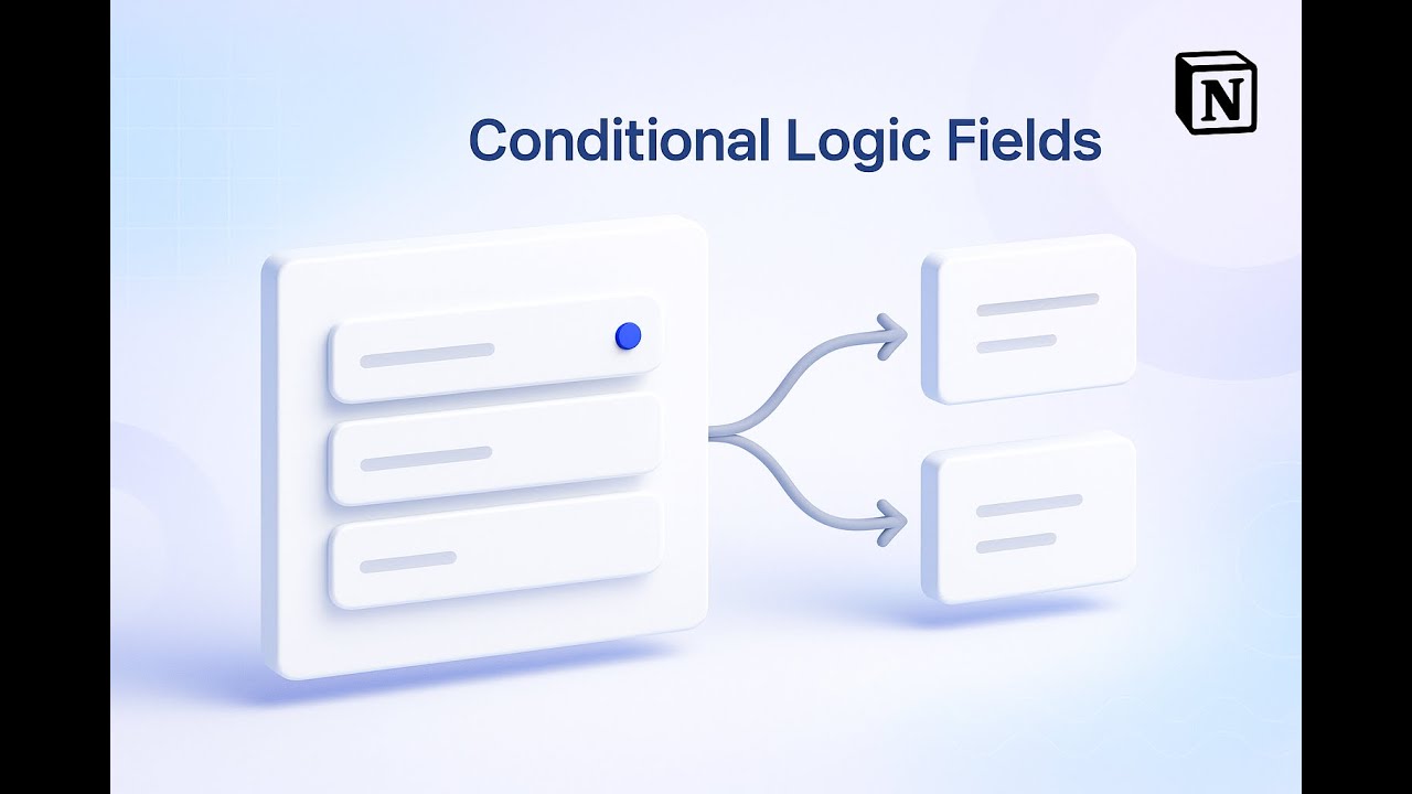 NotionForms's tweet card. How to Add Logic & Conditional Fields in NoteForms | Smarter Notion...