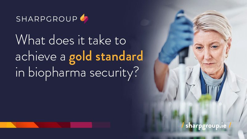 sharp_security's tweet card. Discover how certified fire & security solutions help biopharma firms protect IP, prevent risks, and meet gold-standard compliance.