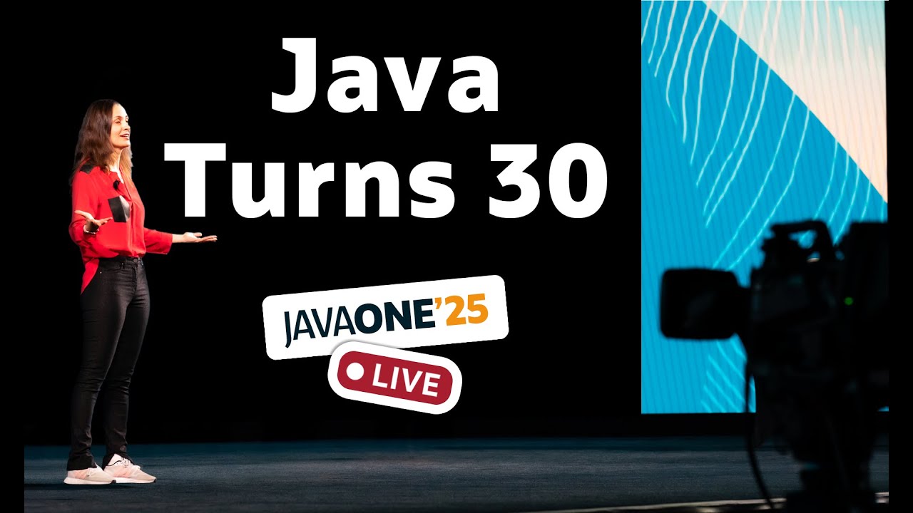 JavaOne's tweet card. Java Turns 30 - Live from JavaOne 2025
