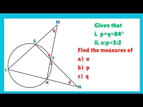 oyediran_tayo's tweet card. Circle Geometry Problem | Cyclic Quadrilateral and Triangle Theorems