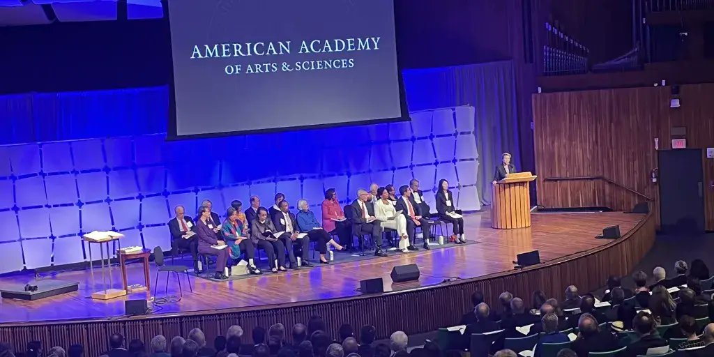 LiberalArtsUT's tweet card. The Academy has announced the members elected in 2023. The American Academy of Arts & Sciences is both an honorary society that recognizes and celebrates the excellence of its members and an indepe...