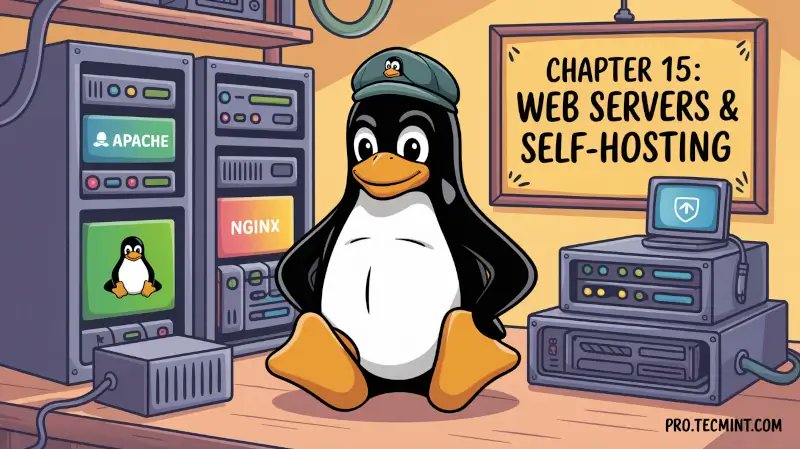 tecmint's tweet card. In this chapter, you'll learn how to transform your Ubuntu system into a web server, host websites locally, secure them with HTTPS, install WordPress, configure domains, and implement essential...