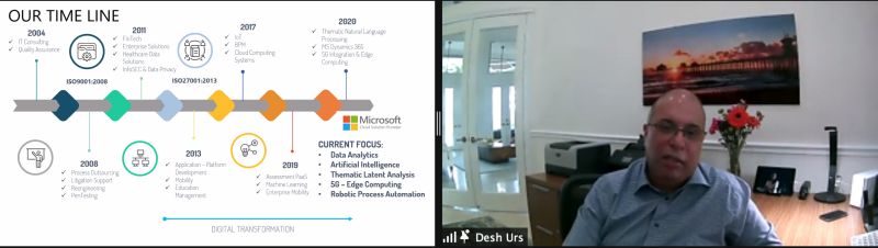 RayWalshe's tweet card. Desh Urs CEO and President of iBridge, LLC giving insights around "Data, Data Structure, Data Outcomes making Information Happen" at the Data Science Foundation #DataScienceSummit21 #DSS2021 https:...