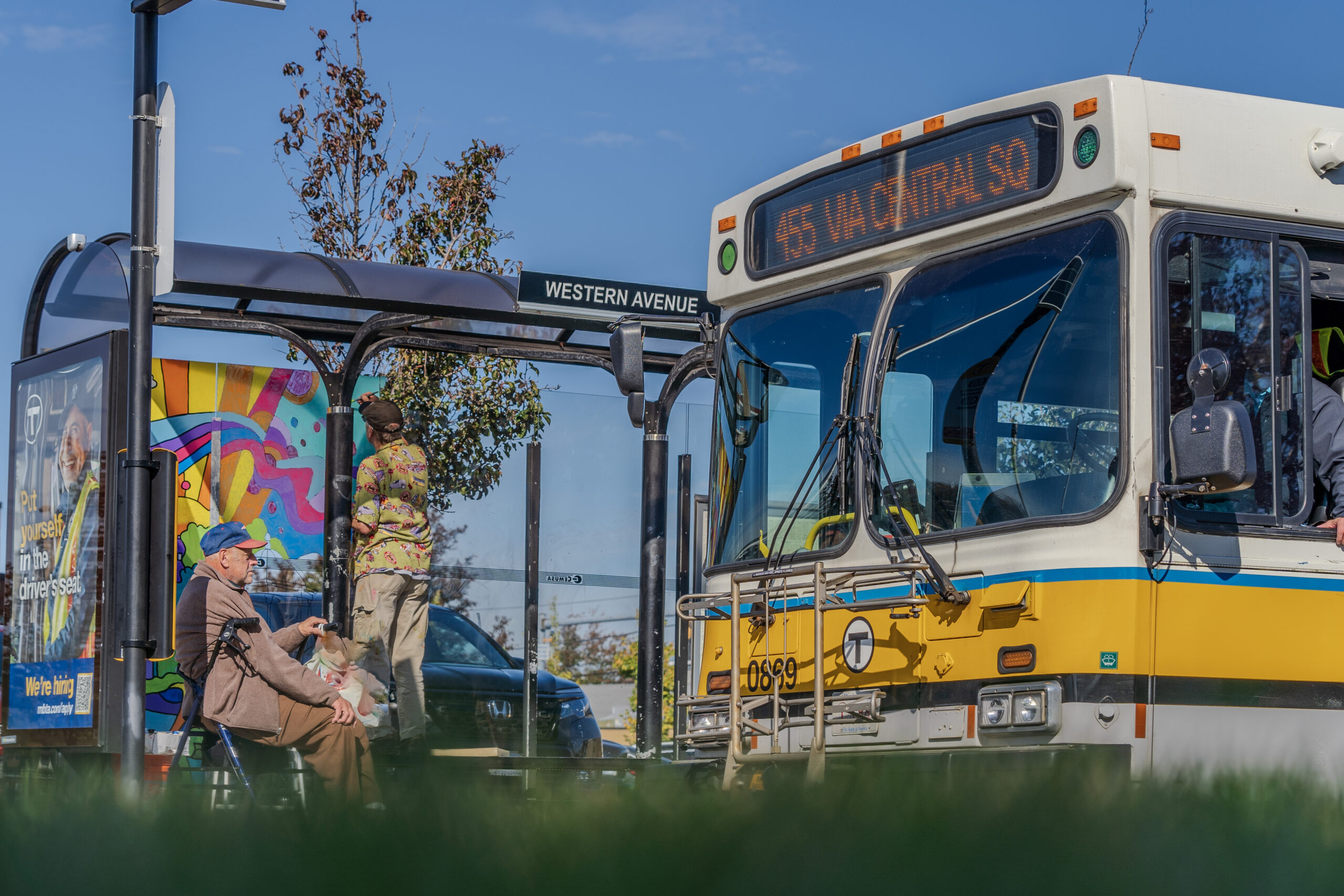ITDPUS's tweet card. The City of Lynn, north of Boston, MA, and the Lynn Public Art Commission (LPAC) collaborated with the Boston Bus Rapid Transit initiative (BostonBRT, a program managed by ITDP US) and TransitMatters...