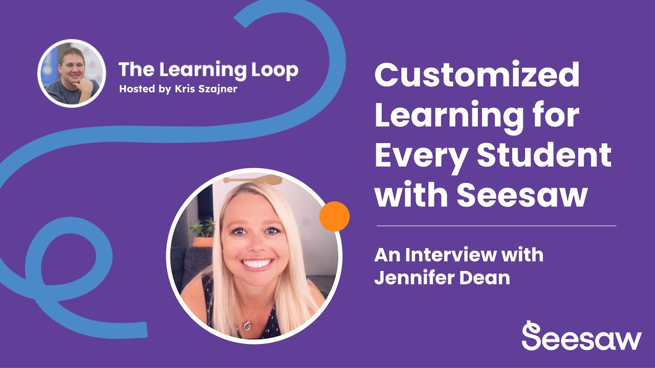 Techy_Jenn's tweet card. Customized Learning for Every Student with Seesaw | Learning Loop...