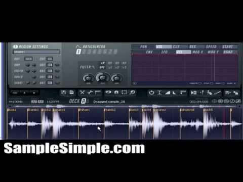 SampleSimple's tweet card. How To Sample in SliceX To Create Custom Sampled Drumkits with FL...