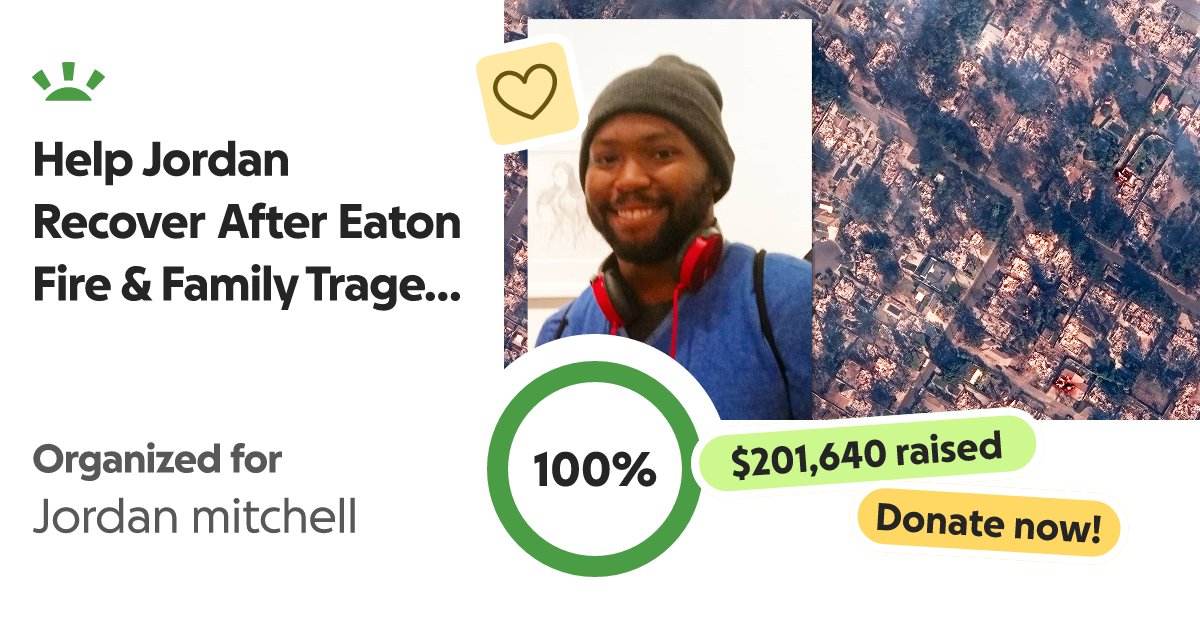 elotewaifu's tweet card. Hi, everyone. My name is Andrew, and I’m reaching out on behalf … Andrew Edwards needs your support for Help Jordan Recover After Eaton Fire & Family Tragedy