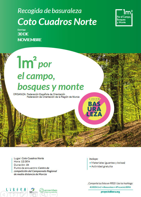 fedo_org's tweet card. La Federación Española de Orientación se une a una nueva campaña del Proyecto Libera, orientada a promover la sostenibilidad y la protección de los espacios naturales, combatiendo la basuraleza.