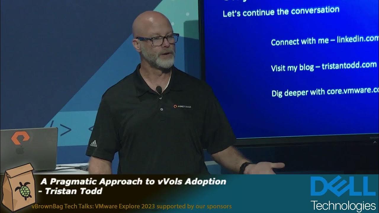 toby_systems's tweet card. VMware Explore Tech Talks from vBrownBag
