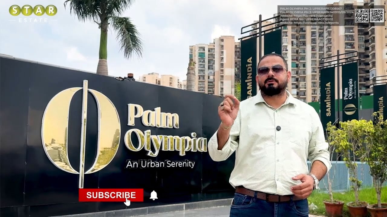 rajeevd18gmail's tweet card. Palm Olympia, Sector 16C, Greater Noida West | 2 & 3 BHK Luxury...