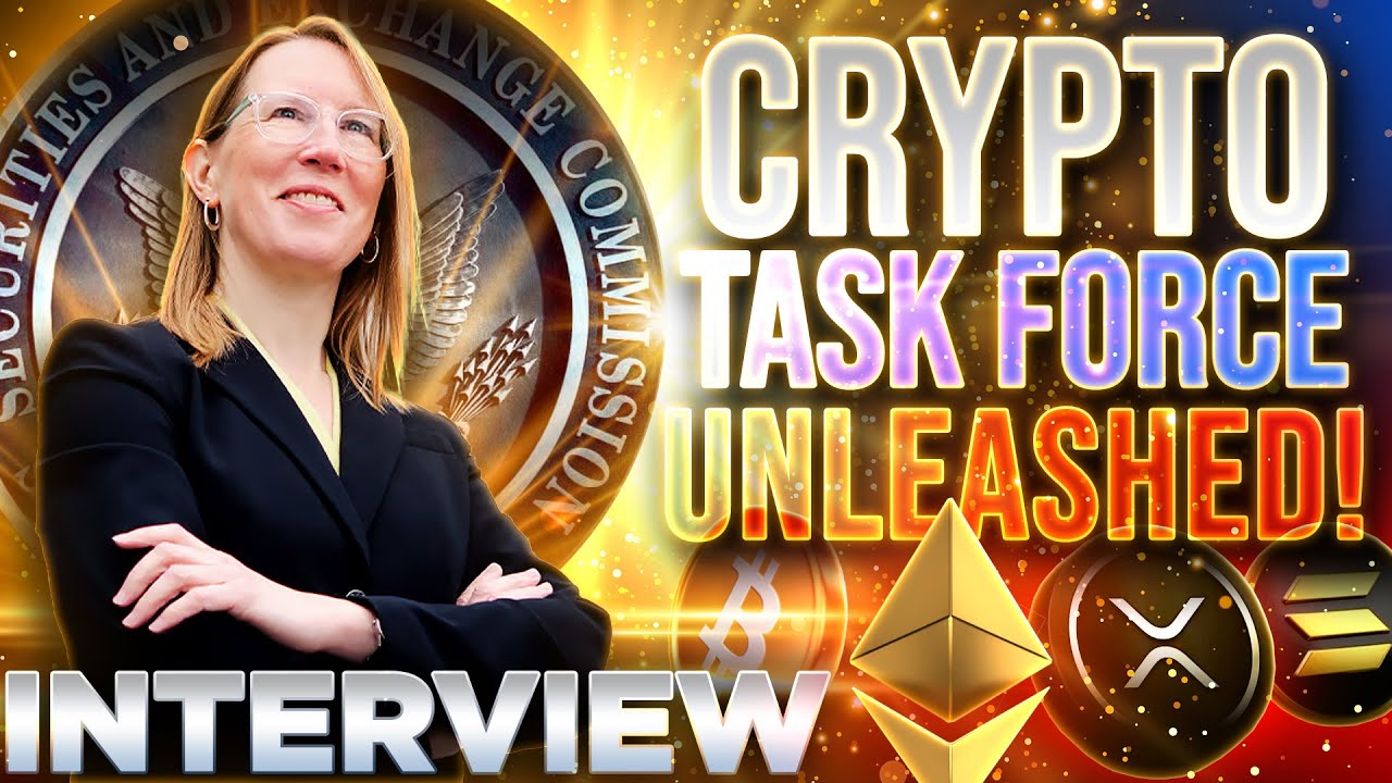 wail_fadl's tweet card. SEC Commissioner Hester Peirce INTERVIEW!🚨Crypto Task Force Unleas...