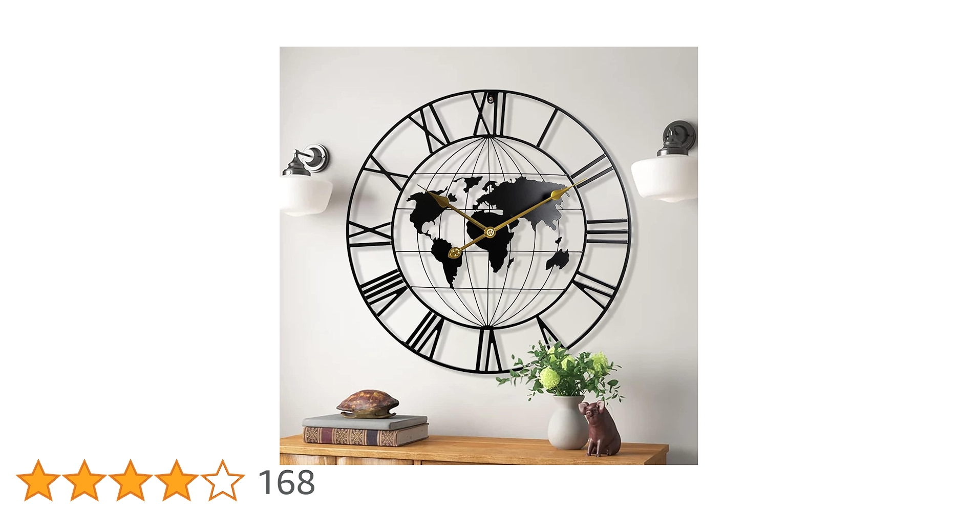 PromoCouponsInd's tweet card. These Decorative Big wall clock have an exquisite appearance and elegant pattern.design make it delicate and charming decor. Powder Coated This Wall Clock is made from one piece of Iron with a unique...