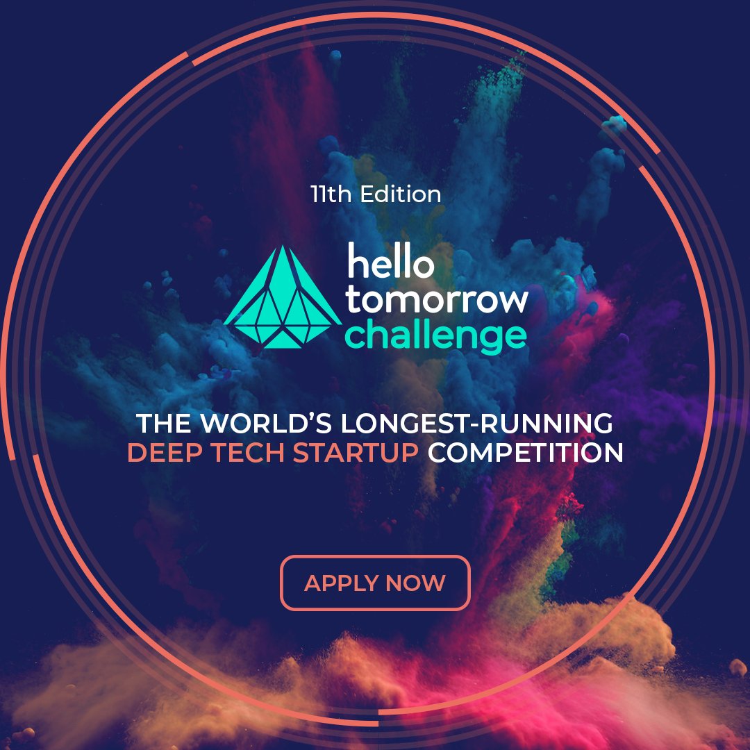 StJohnsCentre's tweet card. The Hello Tomorrow Challenge is a world-renowned, early-stage, deep tech startup competition. Apply and become a part of the ecosystem today.