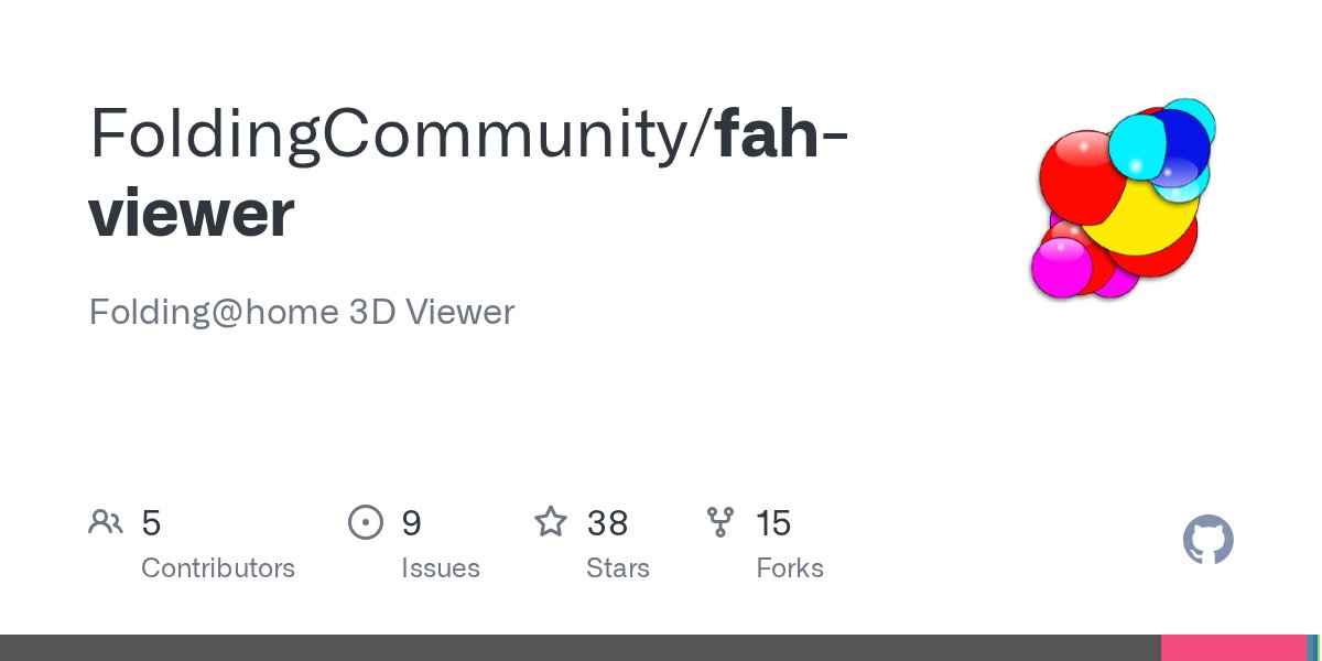 SConsProject's tweet card. Folding@home 3D Viewer. Contribute to FoldingCommunity/fah-viewer development by creating an account on GitHub.