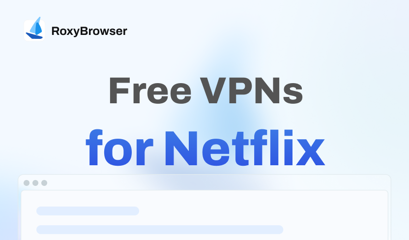 RoxyBrowser's tweet card. Watch movies with a free VPN for Netflix or using RoxyBrowser. Bypass geo-blocks, avoid VPN errors, and stream shows worldwide with a simple setup.