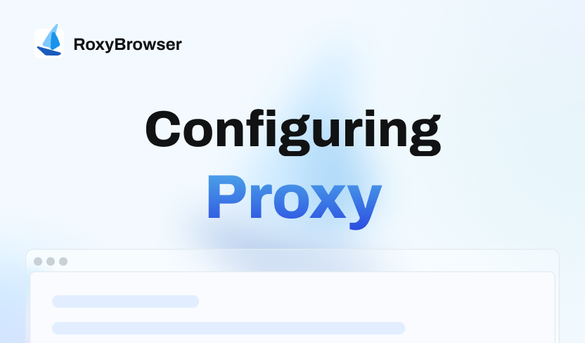 RoxyBrowser's tweet card. What does configure proxy mean? Learn how to set up proxy settings on different devices, and why you might need one for privacy and security.